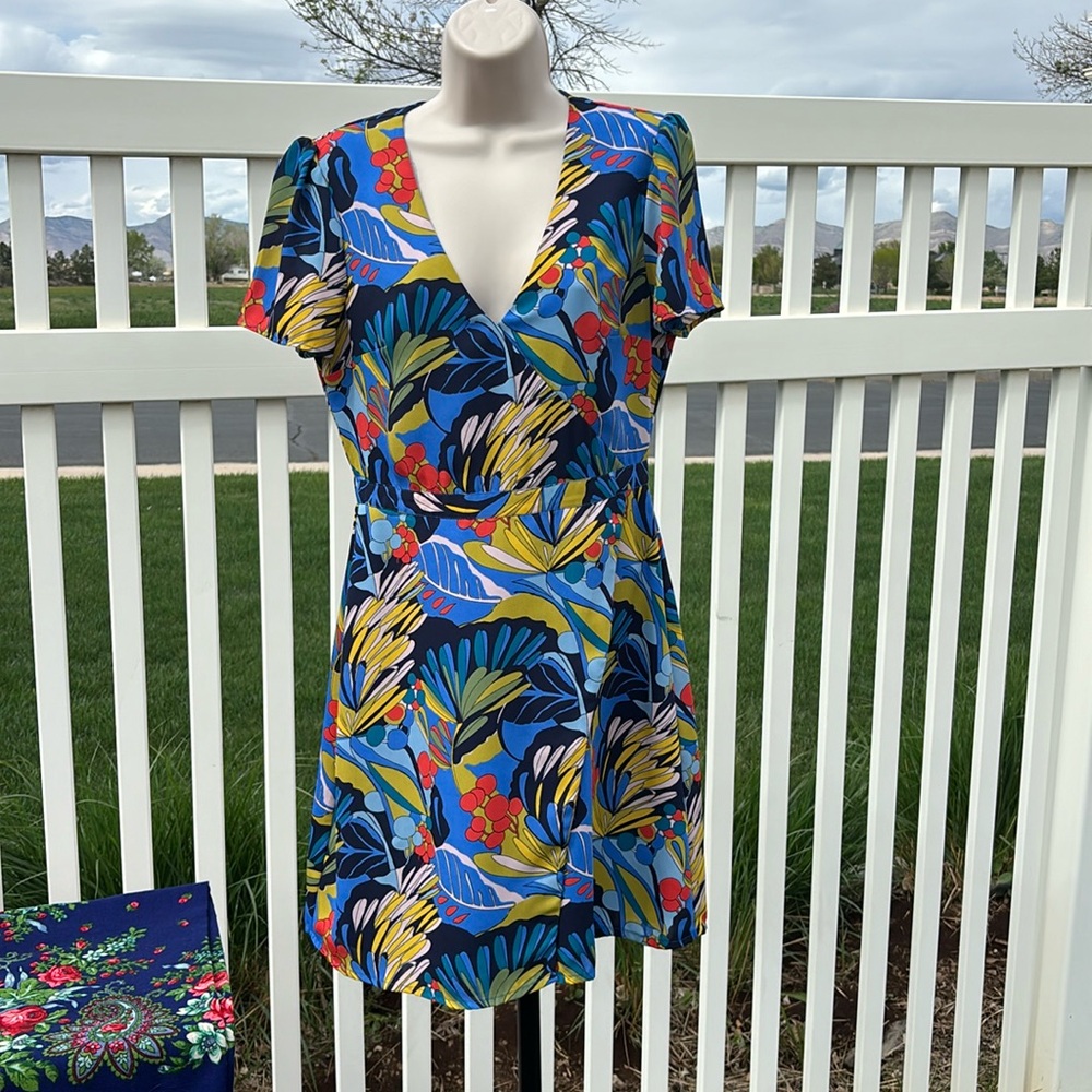 J. Crew Mercantile Multi Colored Dress Size 4